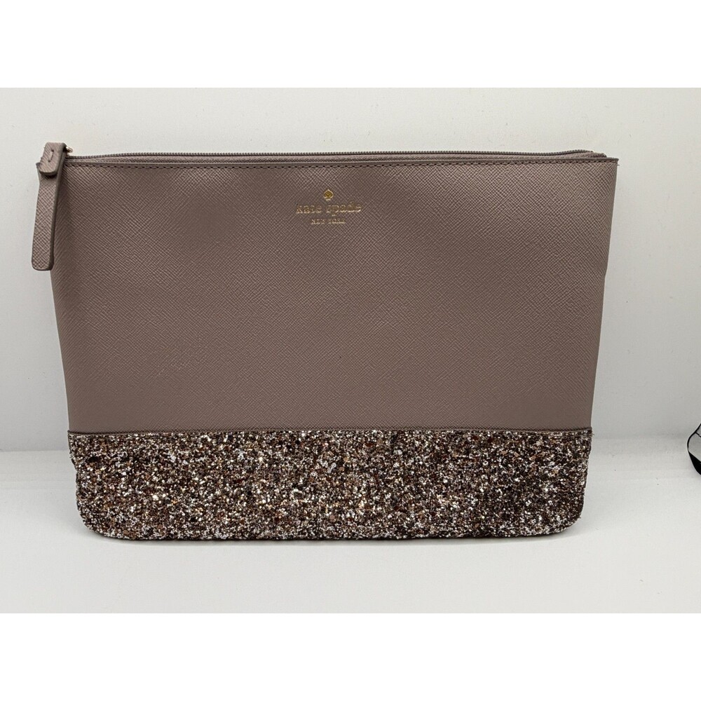kate spade new york Greta Court Cityscape Gia Glitter Pouch Clutch Bag